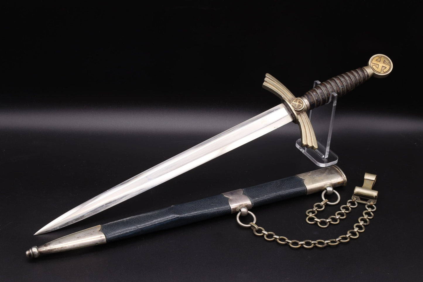 Rare Transitional DLV “Soft Shell” Luftwaffe Dagger by David Malsch