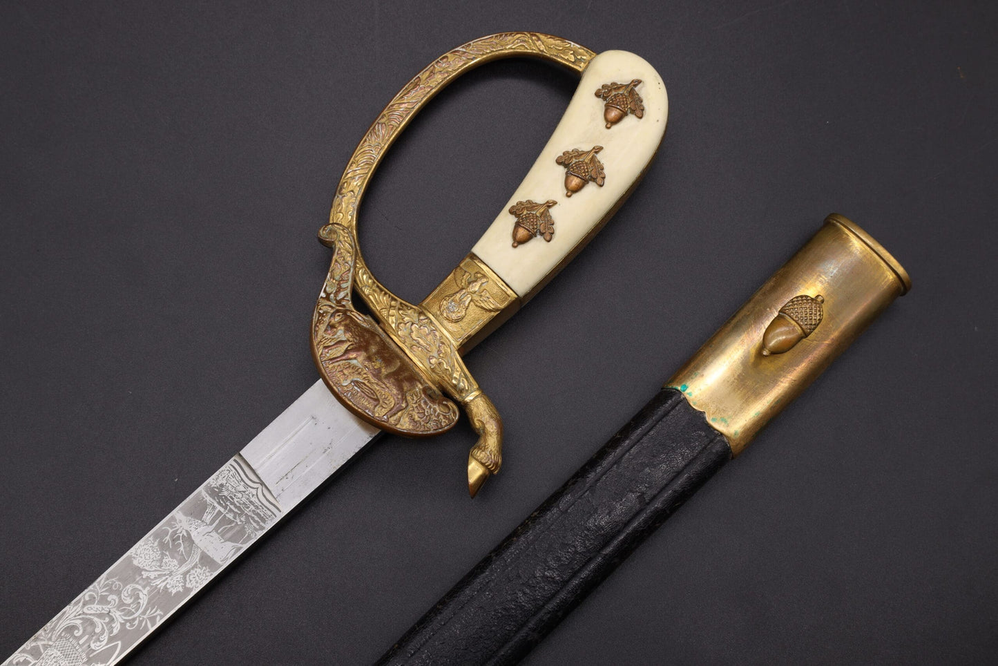 Army Forestry Dagger with Matching Wehrpass and Photo