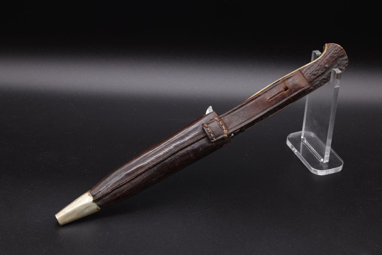 Saw-Tooth Hunting Knife with Compass by Anton Wingen
