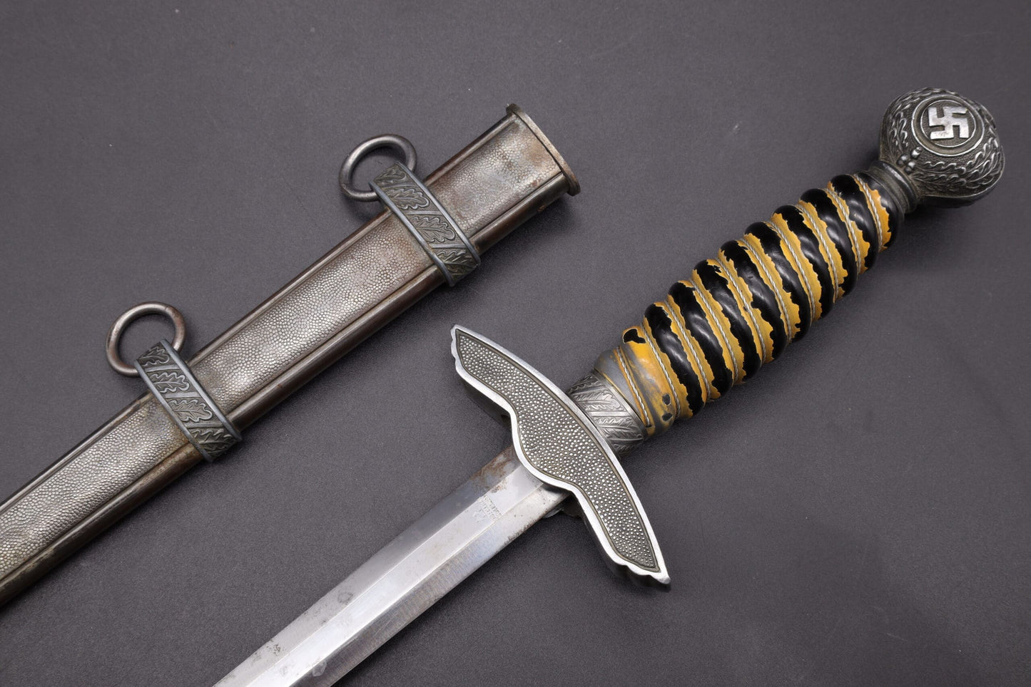 Rare 2nd Model Luftwaffe Dagger with Black Grip by Robert Klaas