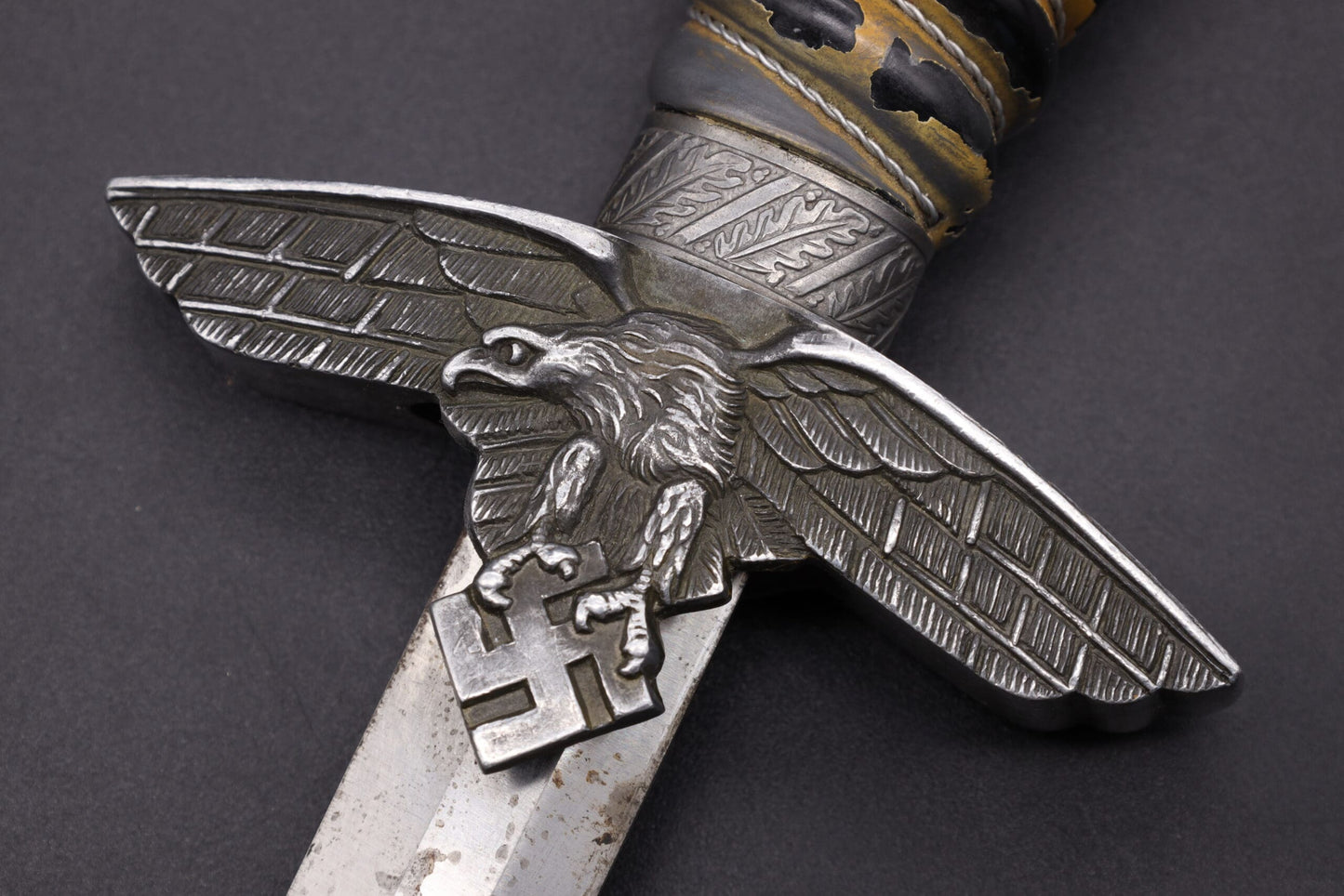 Rare 2nd Model Luftwaffe Dagger with Black Grip by Robert Klaas