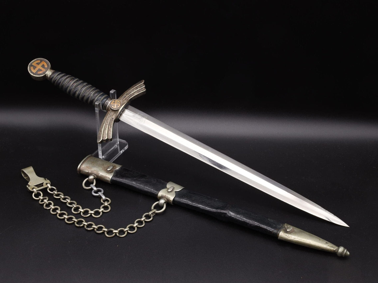 Rare Transitional Luftwaffe/DLV “Soft Shell” Dagger by Tiger