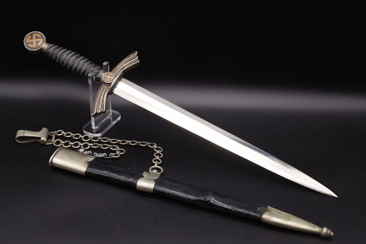 Rare Transitional Luftwaffe/DLV “Soft Shell” Dagger by Tiger