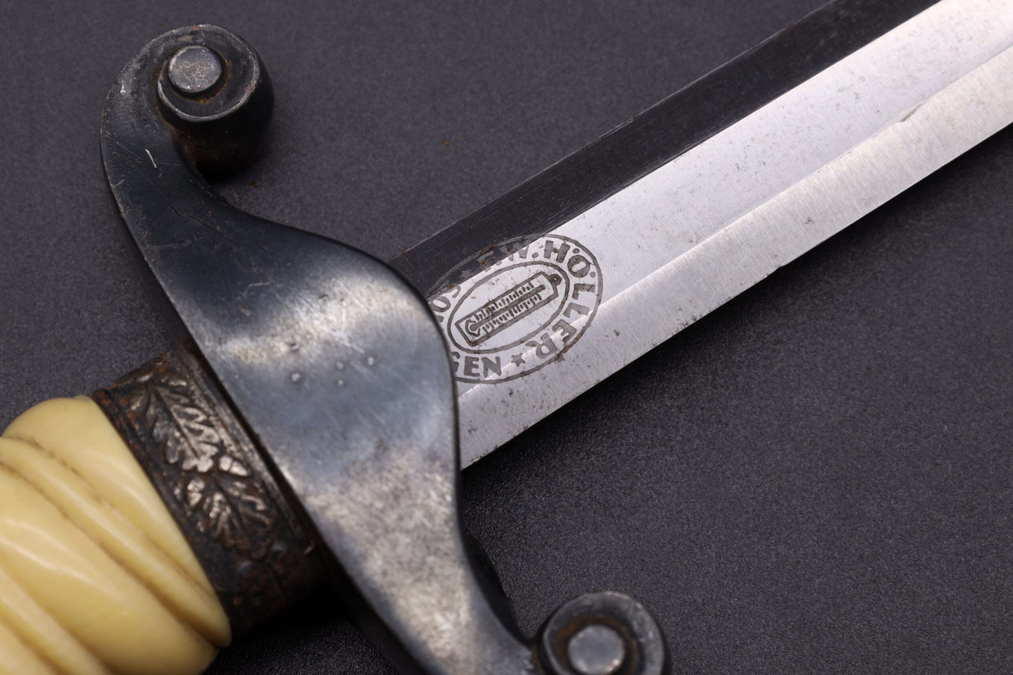 Army Dagger with Imitation Ivory Grip by Höller