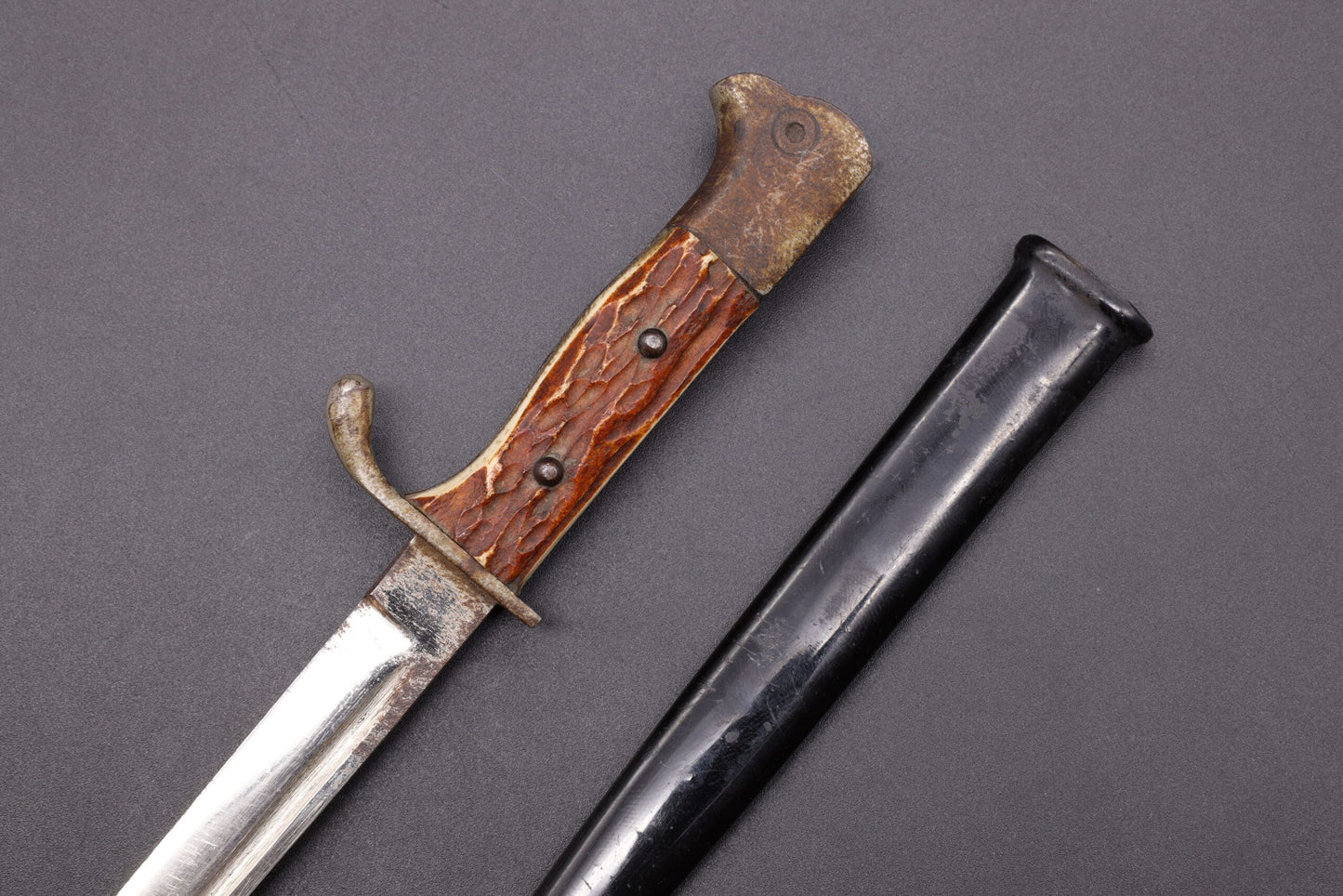 Miniature Dress Bayonet with Horn Grips