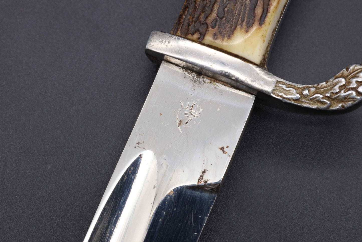 Police bayonet with steel scabbard by Clemen & Jung
