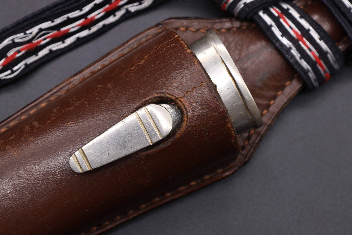 Police bayonet with steel scabbard by Clemen & Jung