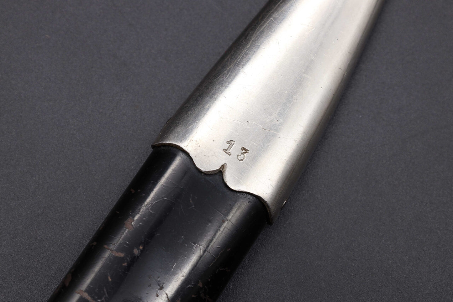 Police bayonet with steel scabbard by Clemen & Jung