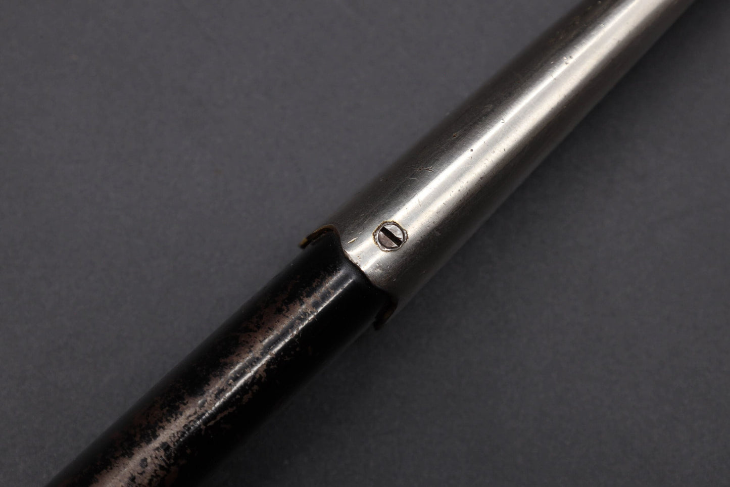 Police bayonet with steel scabbard by Clemen & Jung
