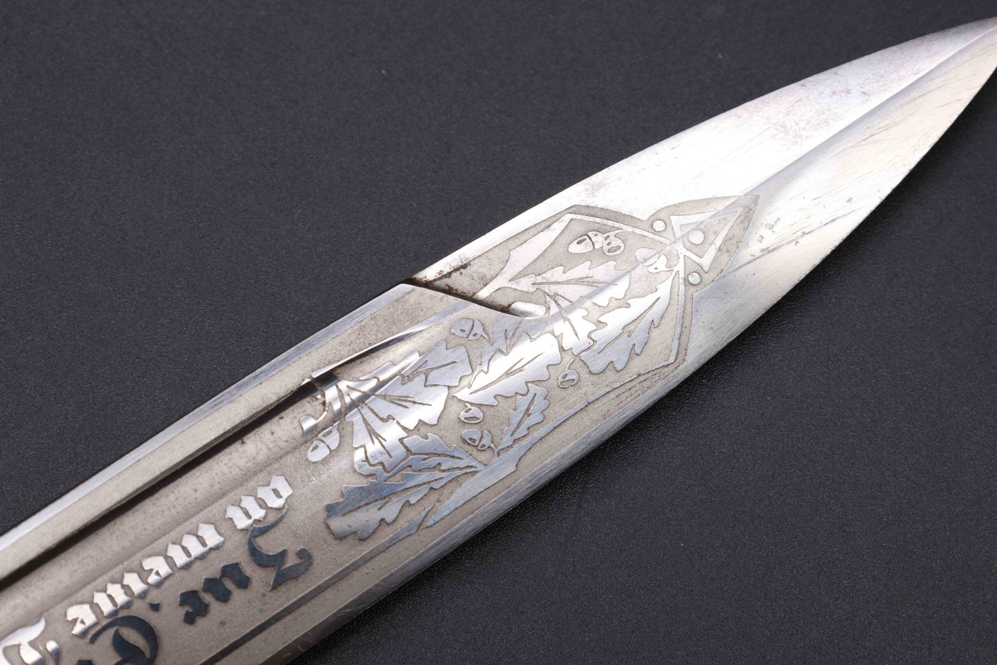 Double Etched Dress Bayonet by E. Pack