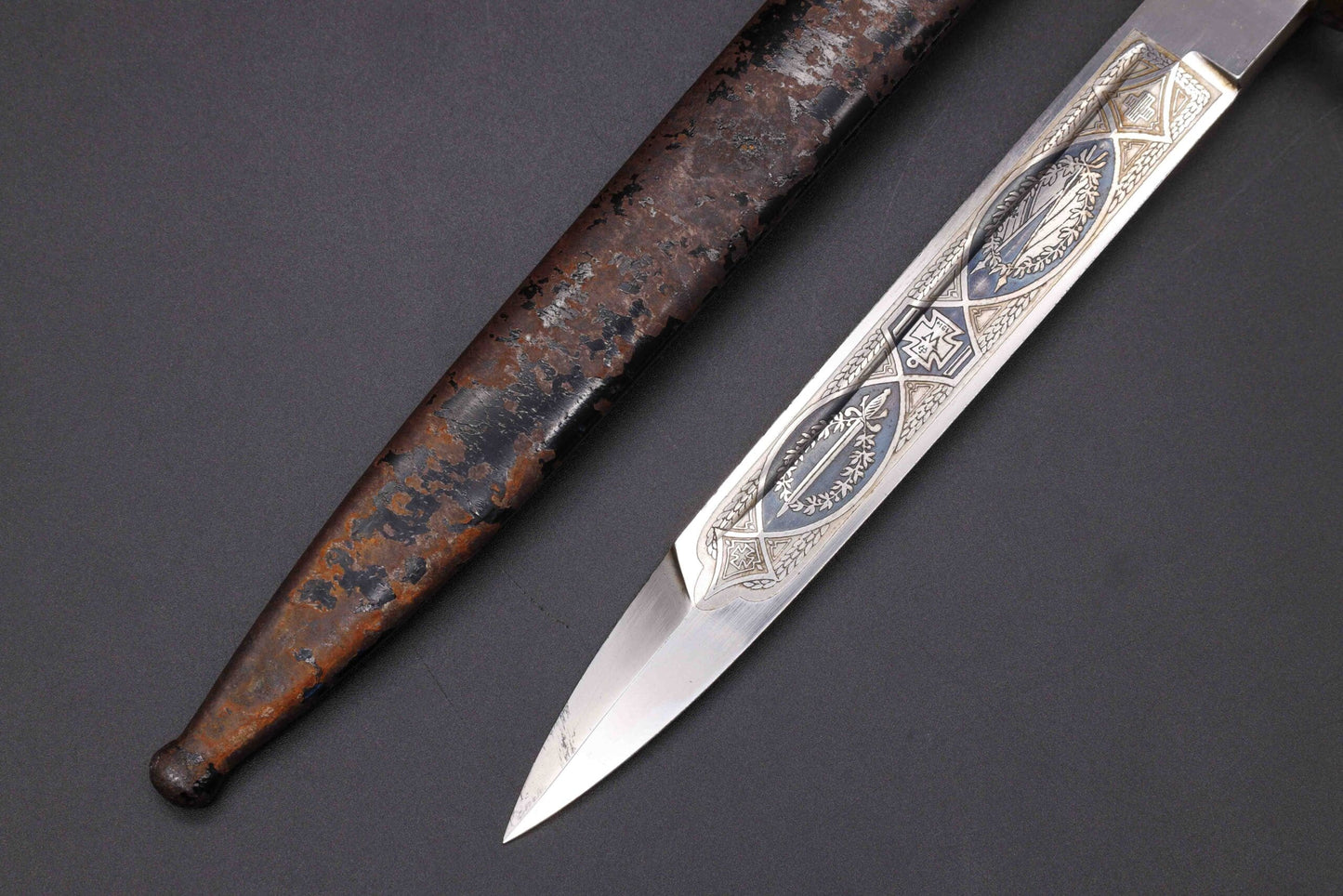 WW1 Double-Etched Dress Bayonet