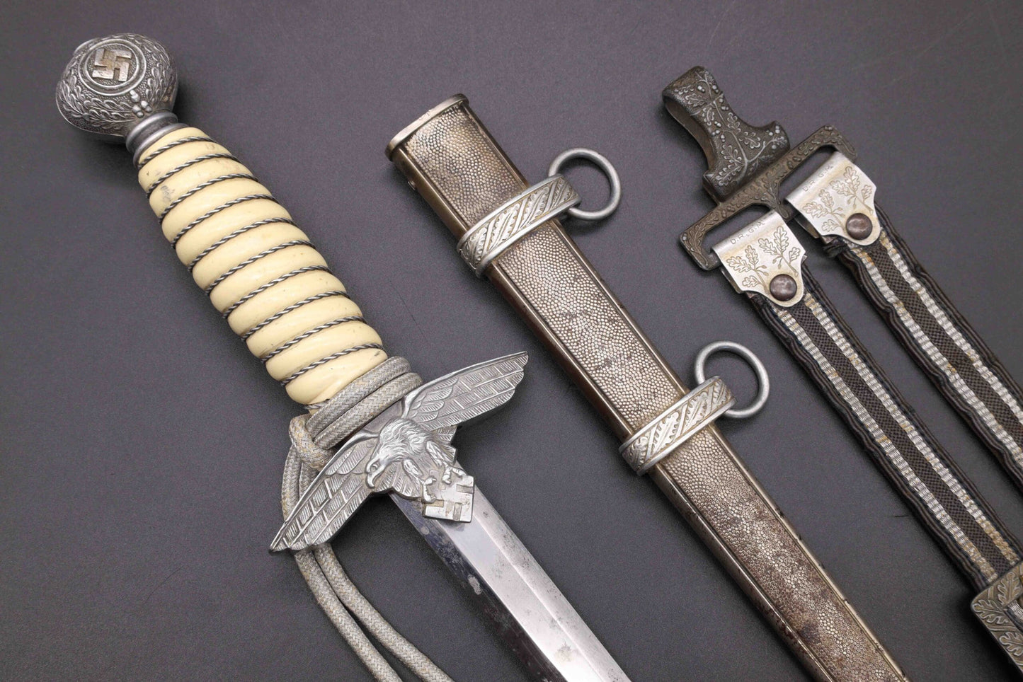 2nd Model Luftwaffe Dagger with Hanger and Portepee by SMF