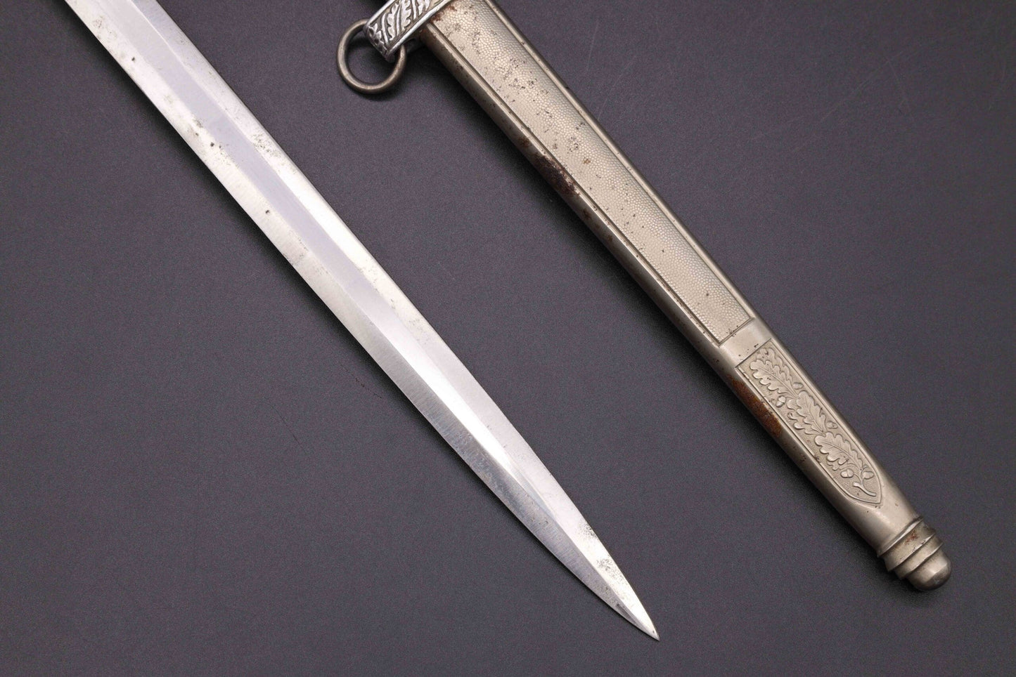 Rare Wooden grip M37 Luftwaffe dagger by Schüttelhofer