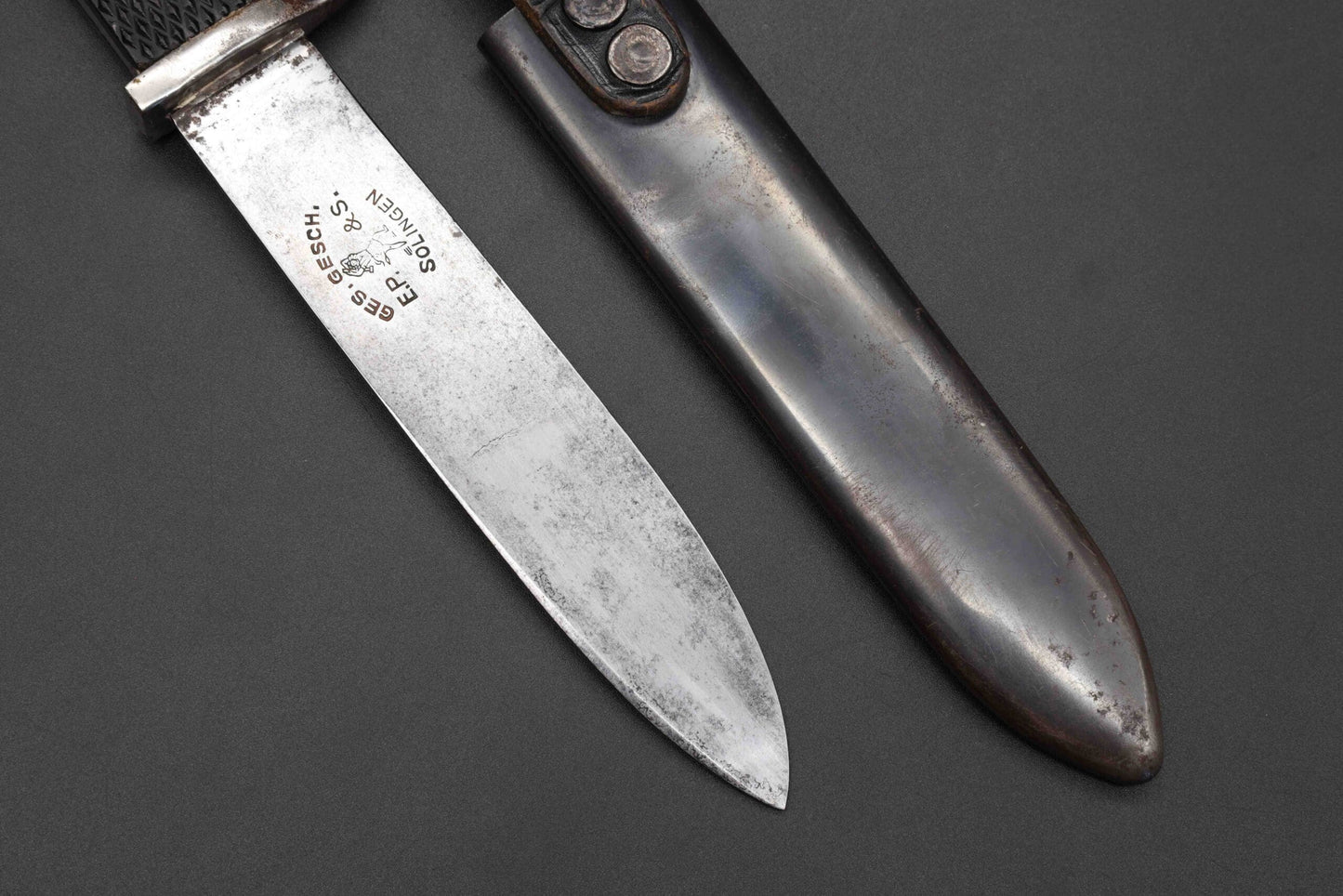 Rare Eagle Head HJ Knife by Ernst Pack