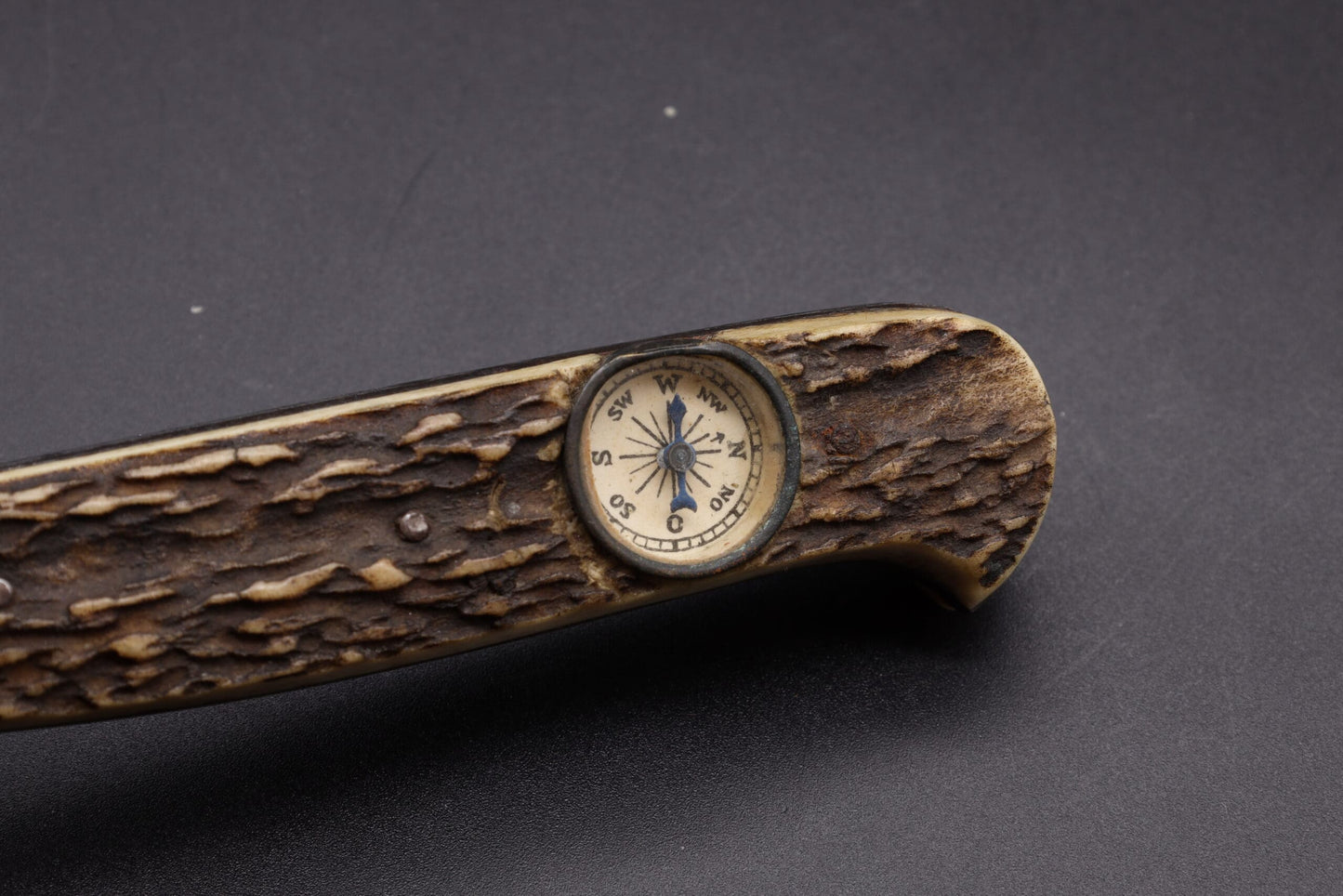 Saw-Tooth Hunting Knife with Compass by Anton Wingen