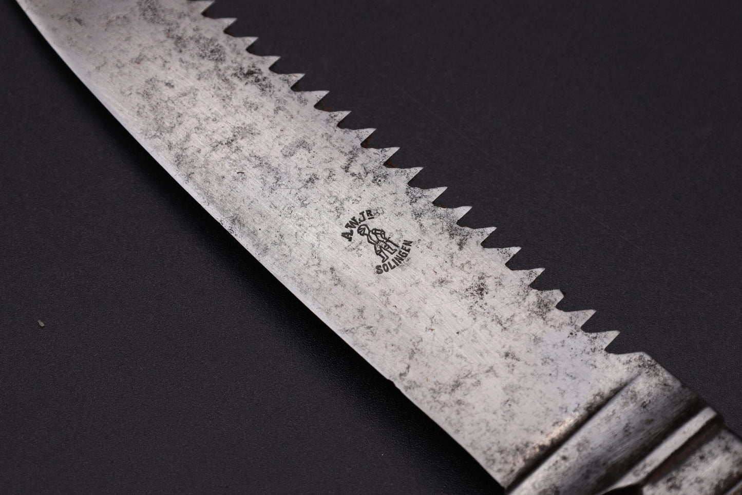 Saw-Tooth Hunting Knife with Compass by Anton Wingen