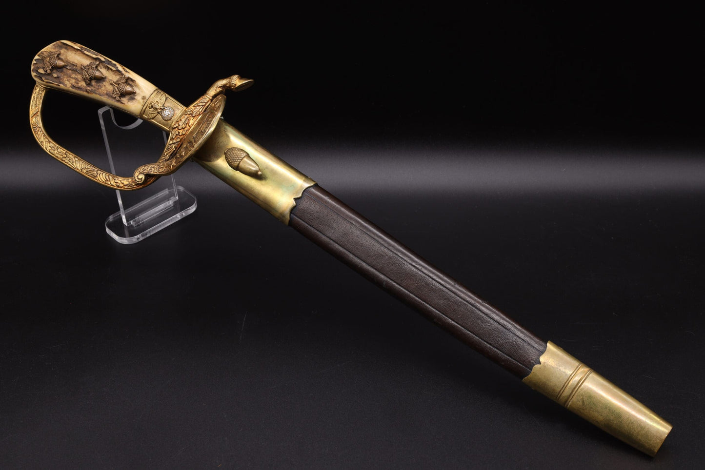 Army Forestry Dagger by Höller with Stag Horn Grip