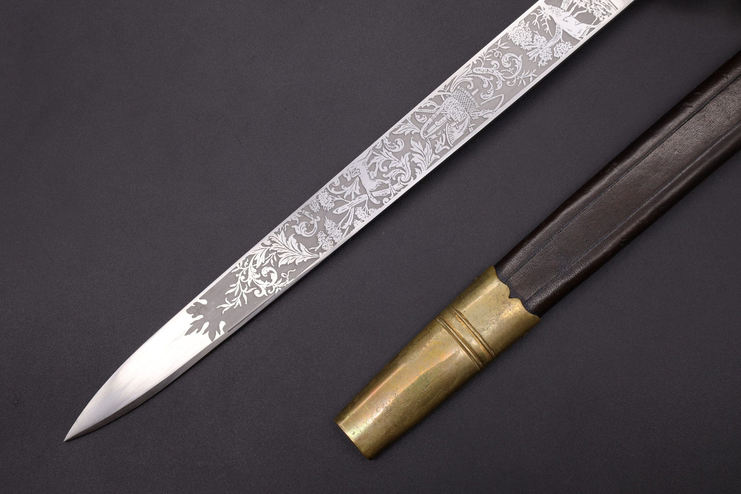 Army Forestry Dagger by Höller with Stag Horn Grip