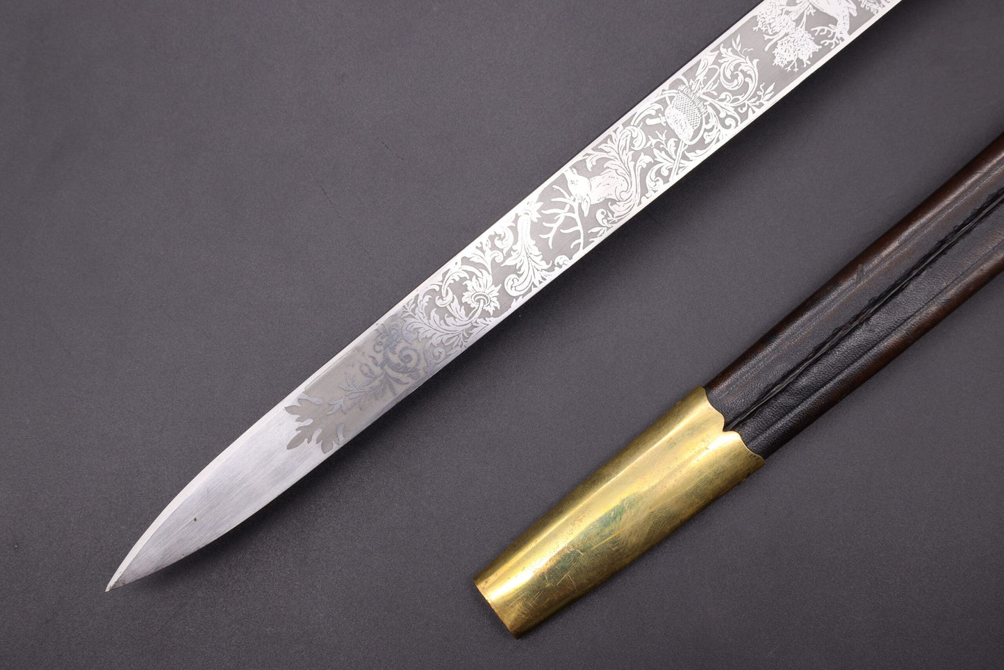 Army Forestry Dagger by Höller with Stag Horn Grip