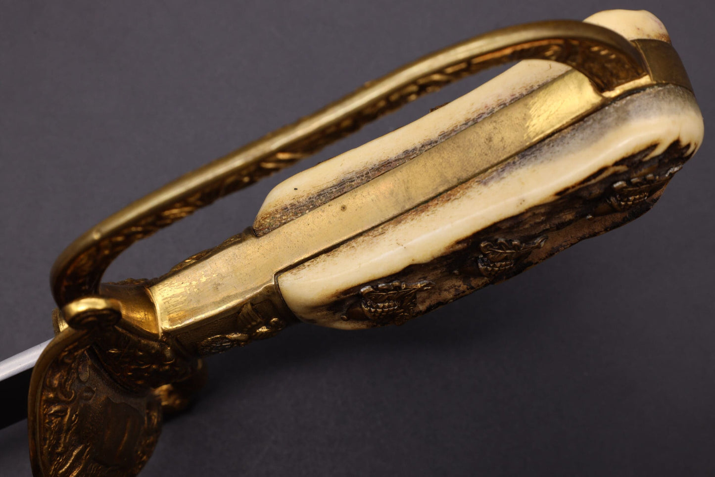 Army Forestry Dagger by Höller with Stag Horn Grip