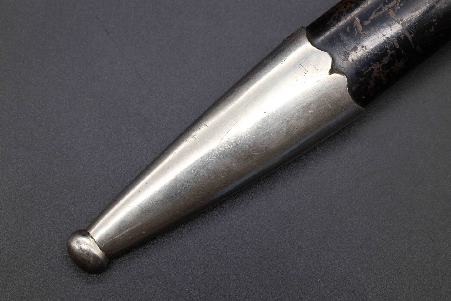 Police bayonet with steel scabbard by Clemen & Jung