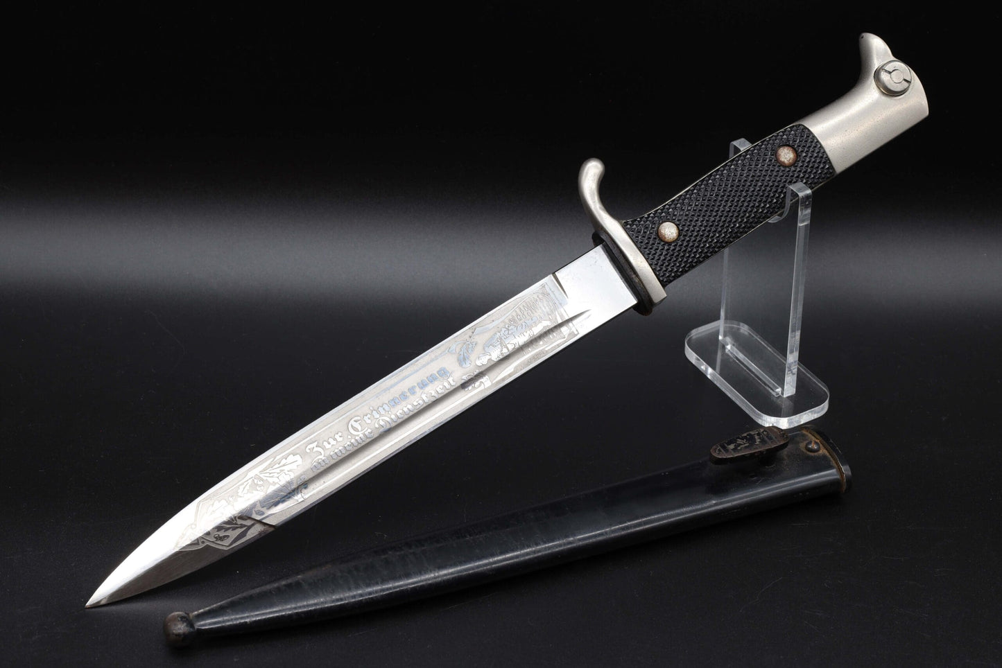Double Etched Dress Bayonet by E. Pack