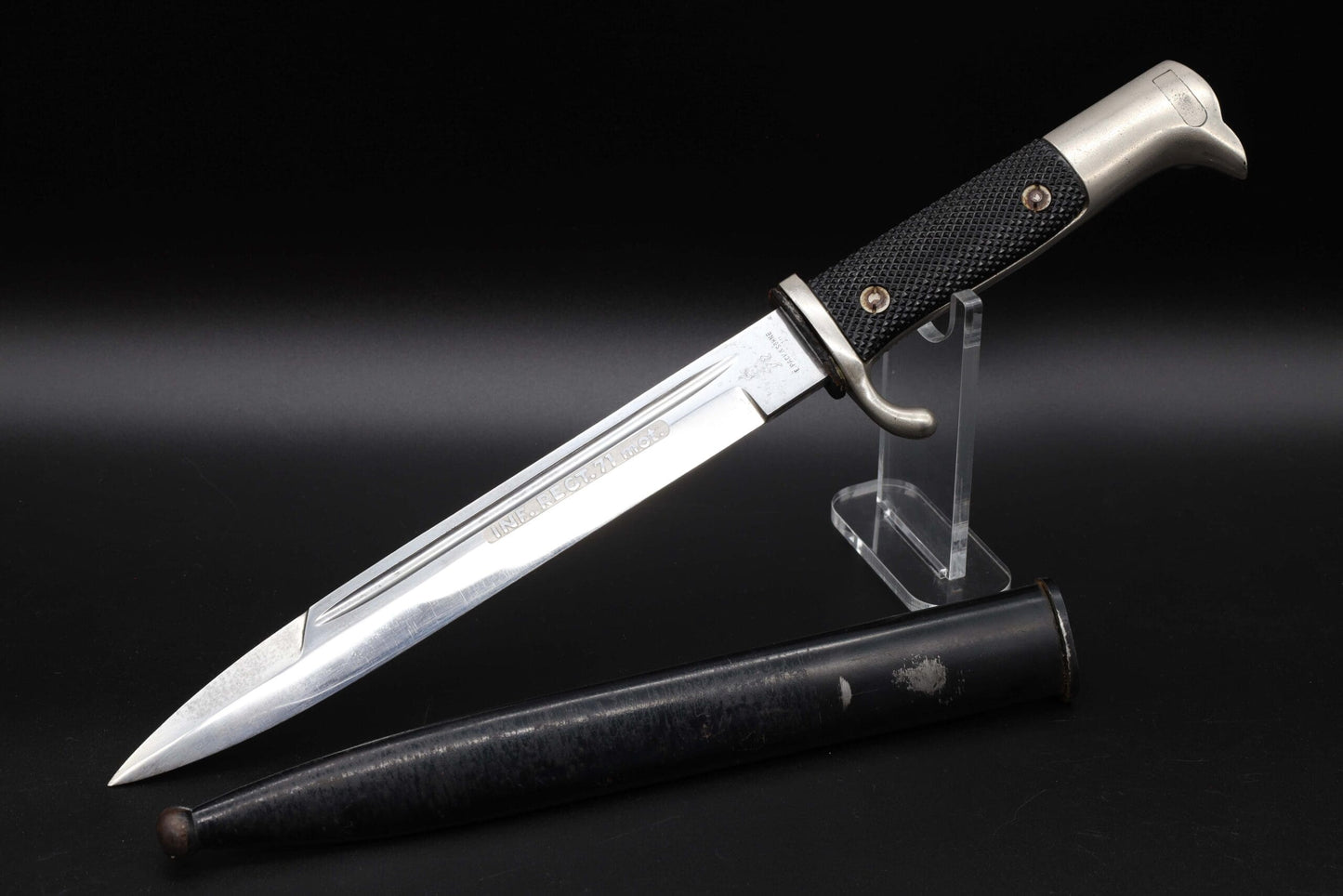 Double Etched Dress Bayonet by E. Pack