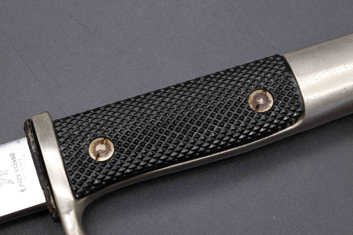Double Etched Dress Bayonet by E. Pack