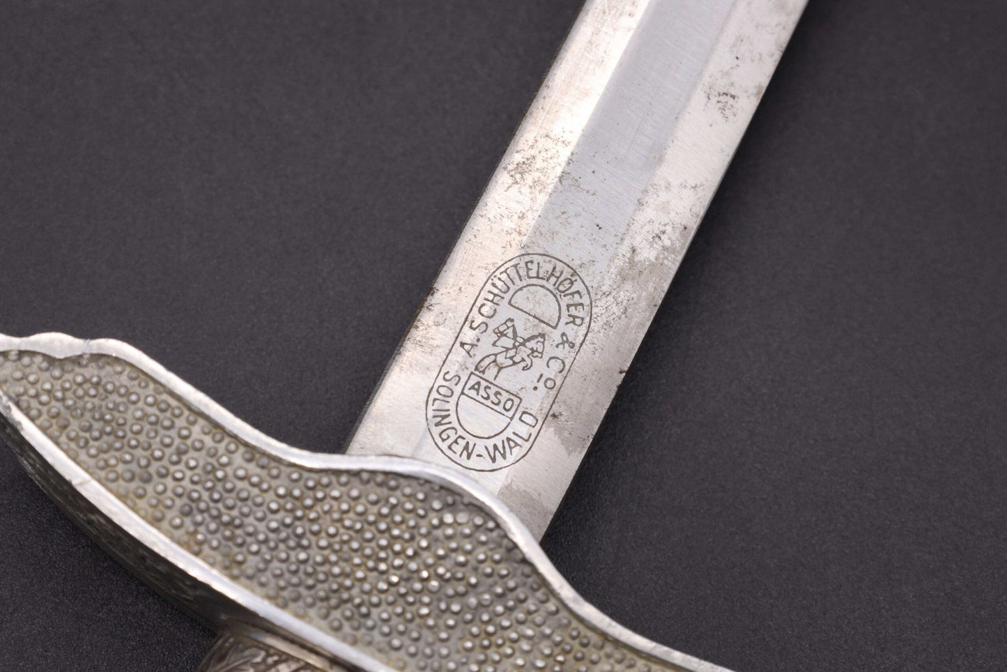 Rare Wooden grip M37 Luftwaffe dagger by Schüttelhofer