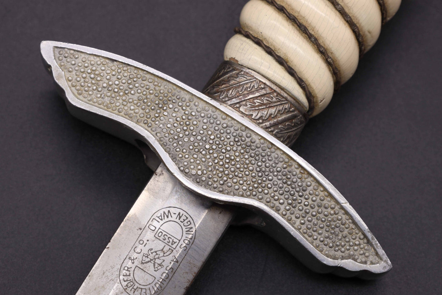 Rare Wooden grip M37 Luftwaffe dagger by Schüttelhofer